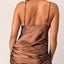 Slip into this Chocolate slip Dress