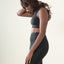 Black Athleisure Short Set