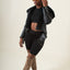 Womens Double Faced Biker Jacket